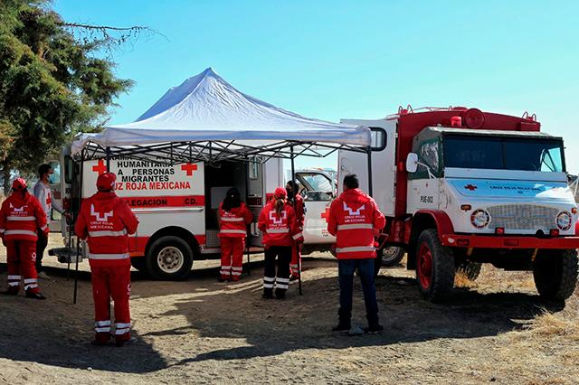 Cruz Roja Puebla atiende al año a 2,600 migrantes que usan La Bestia