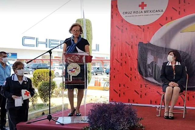 Cruz Roja Puebla brindó 15 mil servicios durante 2022: Paula Saukko