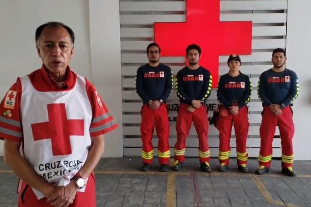 Cruz Roja Puebla: 6 elementos brindarán apoyo por sismos en Turquía