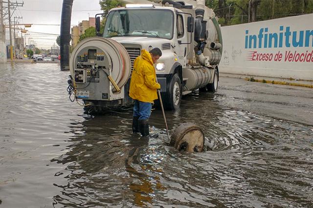 Agua de Puebla desazolvó 1,021 kilómetros de drenaje