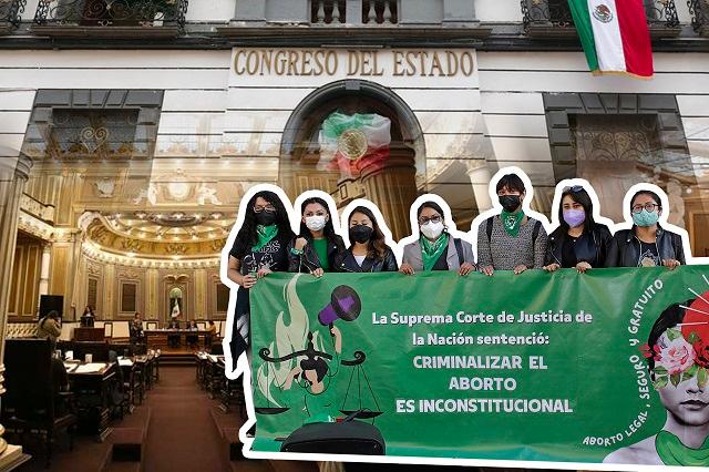 Despenalizar el aborto, eterna e incumplida promesa en Puebla