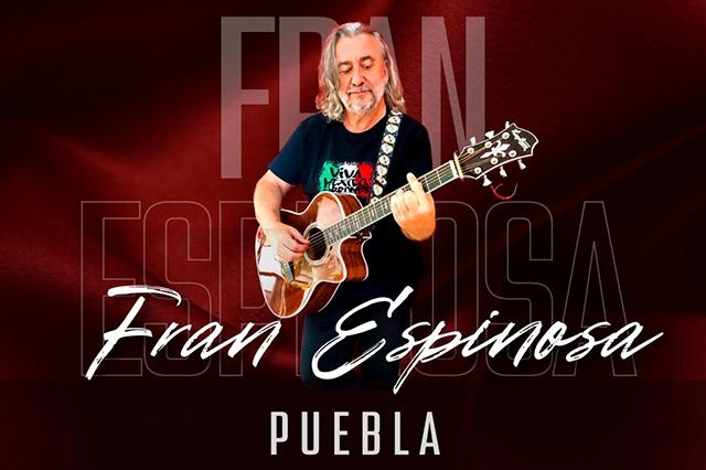 El cantautor español Fran Espinosa regresa Puebla con Mestizos