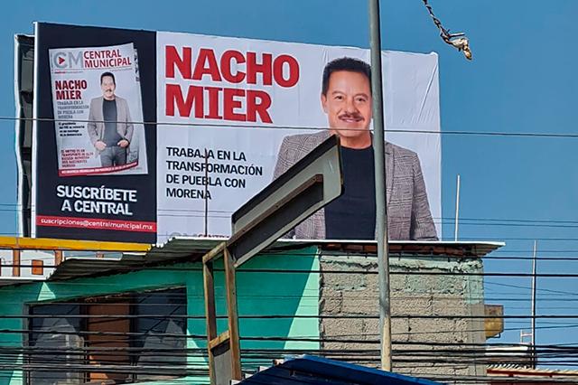 Elecciones 2024: Espectaculares, manzana de la discordia en Morena Puebla