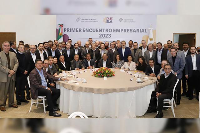 Empresarios de Puebla y gobernador Céspedes proyectan agenda conjunta