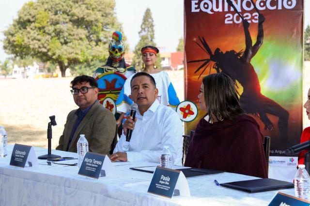 San Andrés Cholula presenta actividades del equinoccio 2023