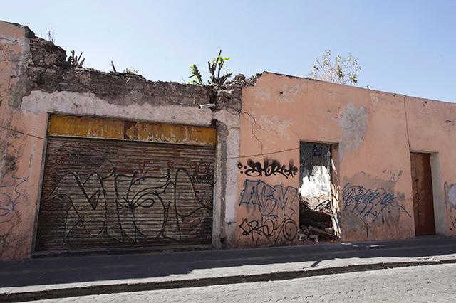 Están en riesgo 208 casonas del centro de Puebla tras las lluvias