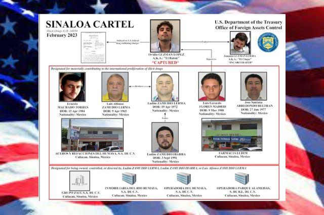 EU sanciona a seis mexicanos y empresas vinculadas al Cártel de Sinaloa