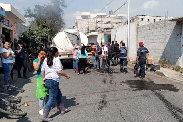 Explosión en Acatzingo por fuga de gas deja seis lesionados