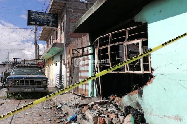 Gobierno de Puebla investiga explosión de polvorín en Tehuacán