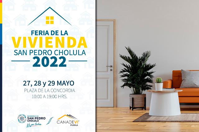 Presentan en Cholula Feria de la Vivienda 2022