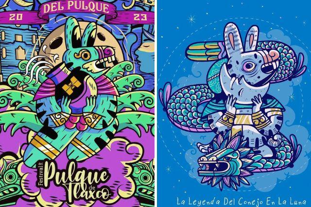 Festival del Pulque en Tlaxco: ¿autores de cartel plagiaron a artista poblano?