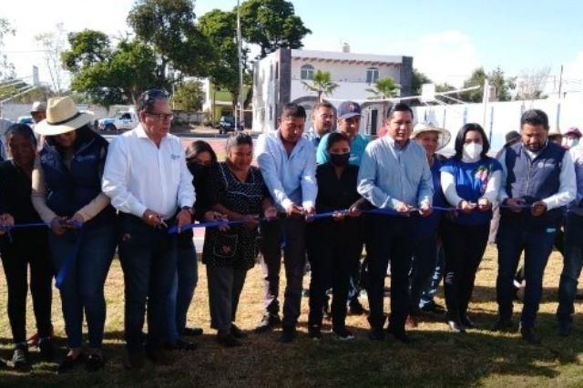 Filomeno Sarmiento inauguró inspectoría en Cuautlancingo