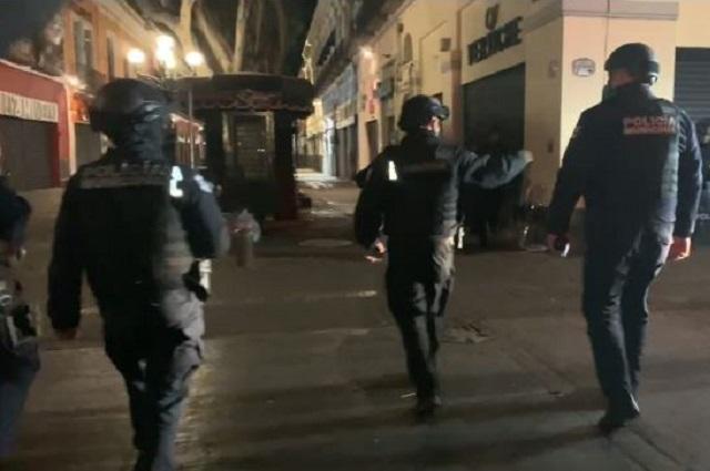 Para prevenir ambulantes, policía ocupa Centro Histórico