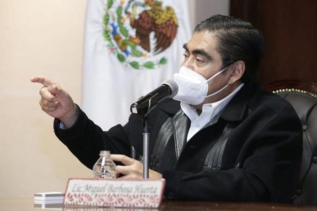 Caso Marín revelará corrupción y prestanombres en Puebla: Barbosa