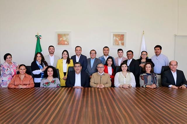 Gobernador Céspedes se reúne con diputados locales del PVEM y del PT