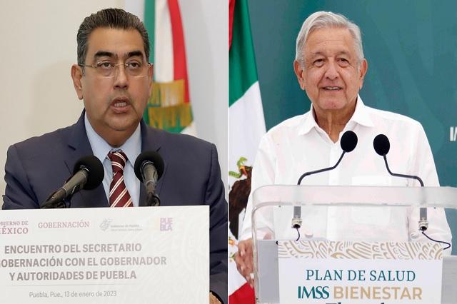 Gobernador Céspedes reconoce visión demócrata de AMLO