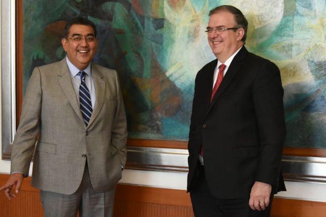 Gobernador Céspedes y Marcelo Ebrard se reúnen en CDMX