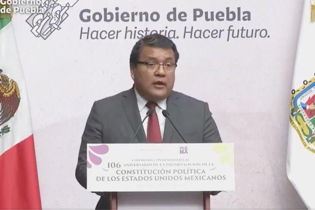 Gobierno de Puebla, inspirado en la  Constitución de 1917: Julio Huerta