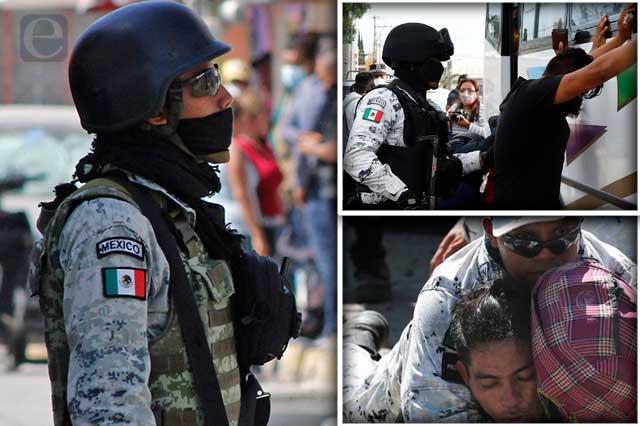 Guardia Nacional viola derechos humanos en Puebla