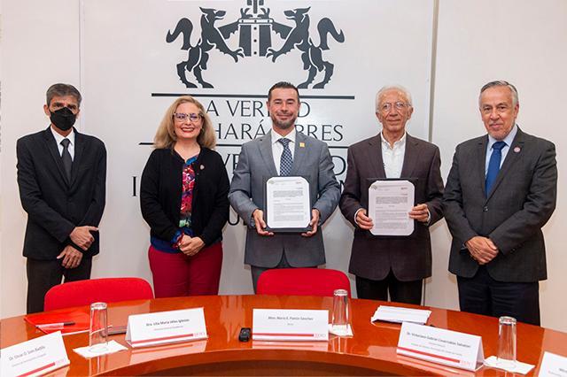 IBERO Puebla y CONCYTEP formalizan alianza estratégica de trabajo