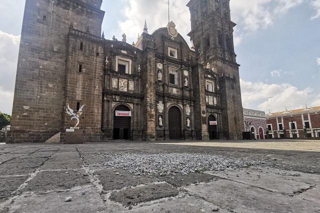Parchan con grava daños de la Capilla Sixtina en Catedral