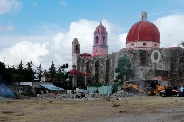 INAH denuncia en FGR daño a templo histórico de Cuautinchán
