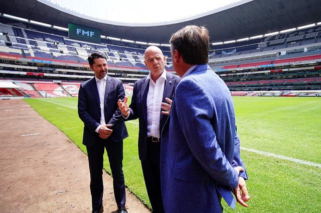 El Estadio Azteca es la catedral del futbol: Gianni Infantino