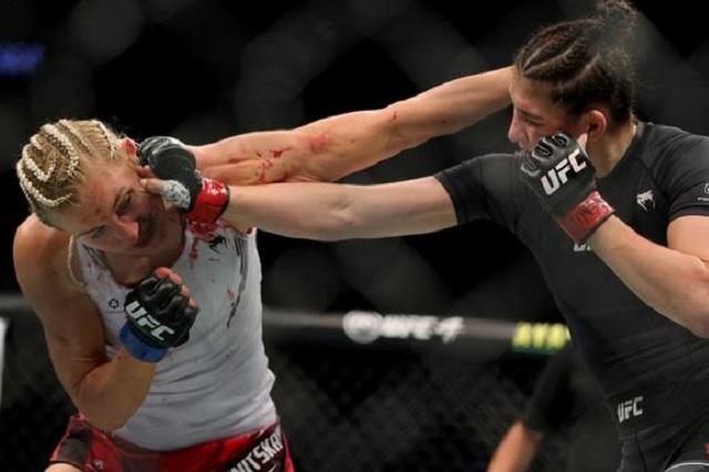 Mexicana Irene Aldana gana por nocaut en UFC 264
