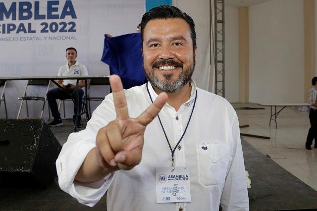 Jesús Zaldívar es reelecto dirigente municipal del PAN en Puebla