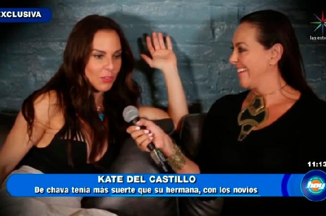 Kate del Castillo dejaba sin galanes a su hermana