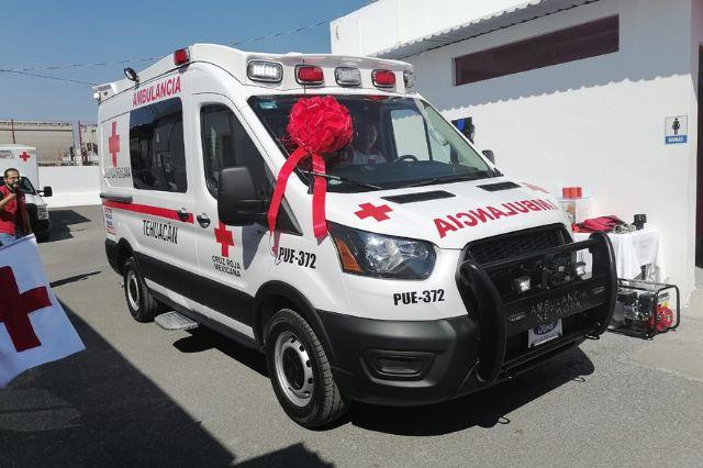 La Cruz Roja de Tehuacán adquirió una nueva ambulancia