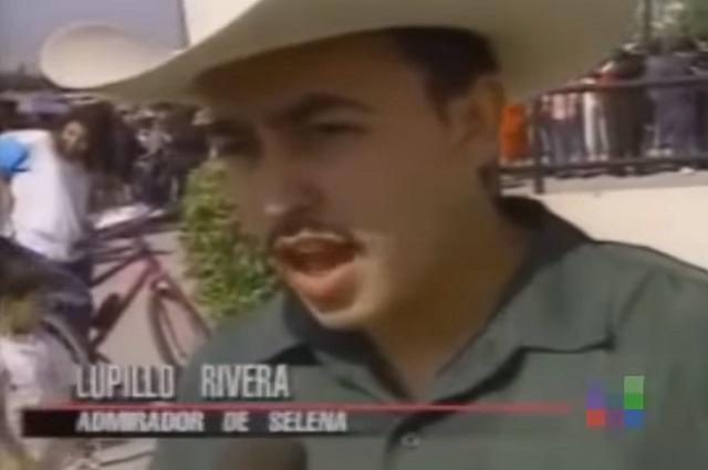 Video: Lupillo Rivera debutó en funeral de Selena Quintanilla