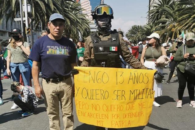 Caso Nuevo Laredo: protestan a favor de militares que ejecutaron a jóvenes