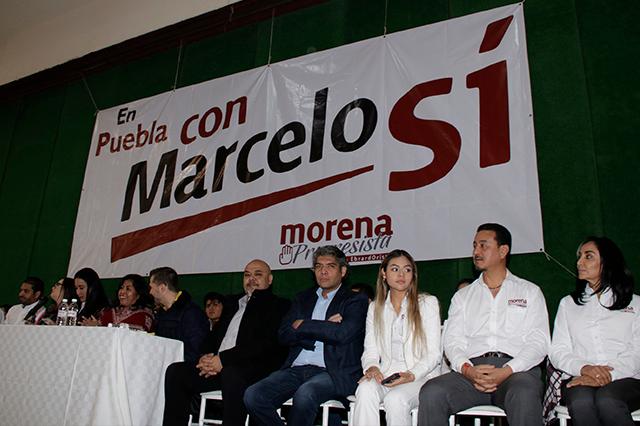 Marcelo Ebrard en Puebla fortalece estructura con comités ebrardoristas