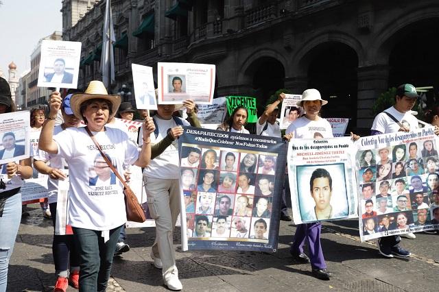Madres de desaparecidos marchan y urgen a FGE a emprender búsquedas
