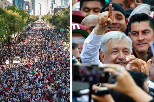 Crónica de una marcha anunciada, AMLO reúne 1.2 millones de personas en CDMX 