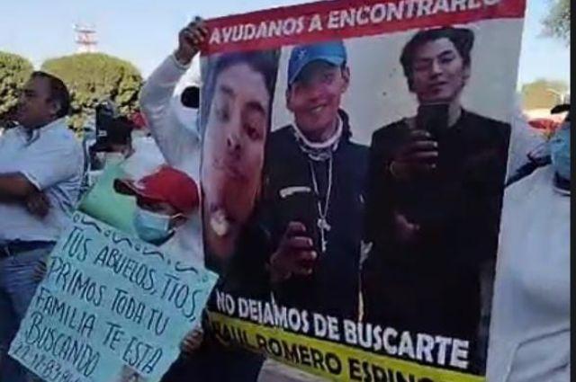 Marchan por desaparecido en Huejotzingo, claman ayuda de la edil
