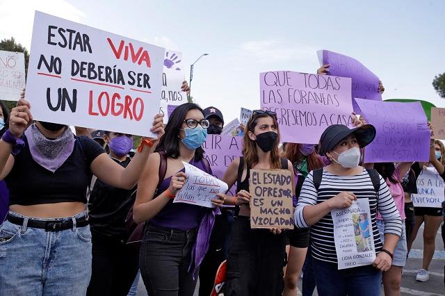 Marchas feministas en Puebla hoy 25 de noviembre: horarios y rutas