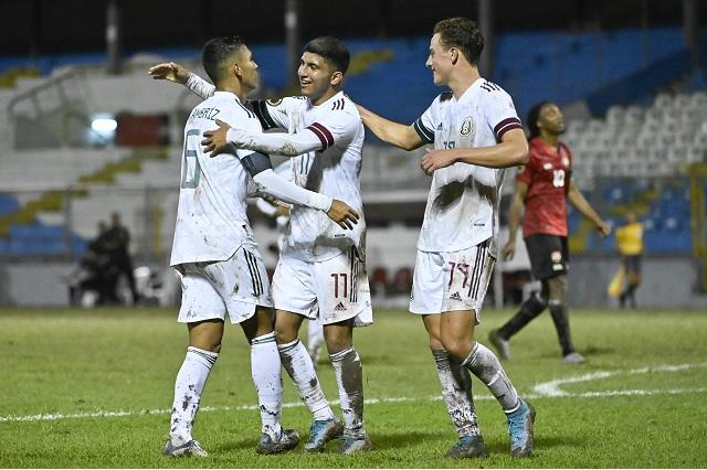 ¡Imparables! México Sub 20 golea a Trinidad y Tobago en Premundial