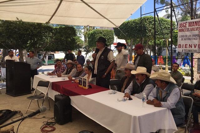 Sostiene Mireles Valverde que en Puebla sí hay autodefensas