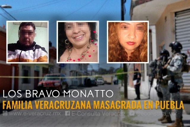 Los Bravo Monatto: familia veracruzana masacrada en Atlixco