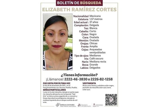 Confirman muerte de mujer desaparecida en Huejotzingo