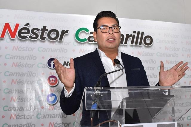Néstor Camarillo, dirigente provisional del PRI en Puebla