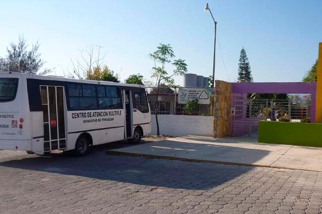 Cancelan transporte gratis a niños discapacitados en Tehuacán