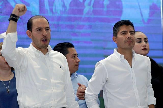 Marko Cortés destapa a Lalo Rivera a la gubernatura de Puebla