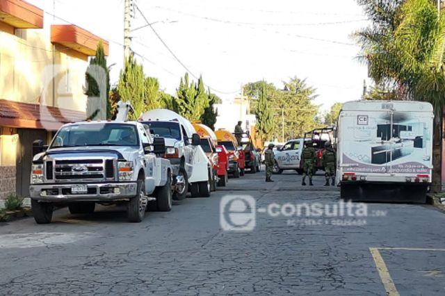 PEMEX y FGE realizan cateos contra huachicol en Puebla