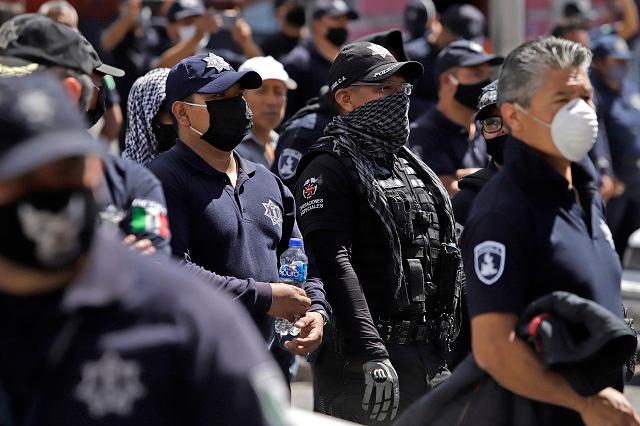 Hay 133 policías contagiados de Covid-19 en la SSP de Puebla