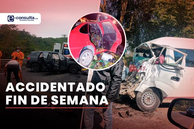 Puente rojo deja 11 personas muertas en accidentes en Puebla