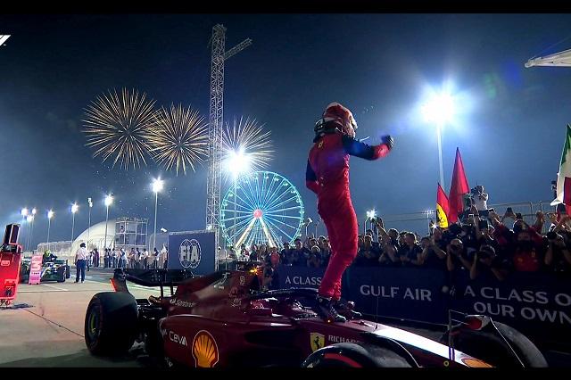 Ferrari y Leclerc dominan el GP de Bahrein; Checo abandonó