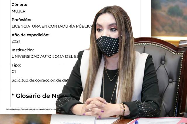 Incumple Gómez Nava requisitos para ser la auditora de Puebla